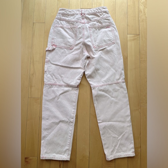 Pink ba&sh High Waisted Jeans in Size 4 - Picture 2 of 8
